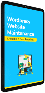 wordpress website maintenance checklist